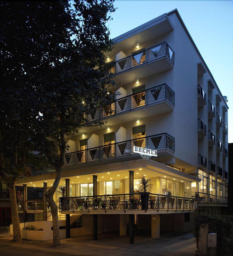Hotel Bremen Римини Экстерьер фото